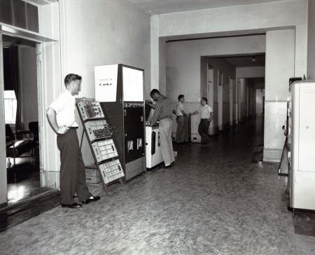 Conway Hall interior, c.1960