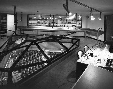 Anita Tuvin Schlechter Auditorium workroom, c.1971