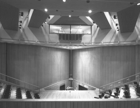 Anita Tuvin Schlechter Auditorium interior, 1971