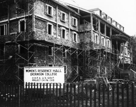 Adams Hall construction, 1962