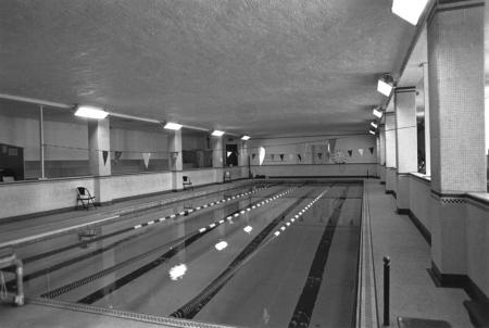 Alumni Gymnasium pool, 1980