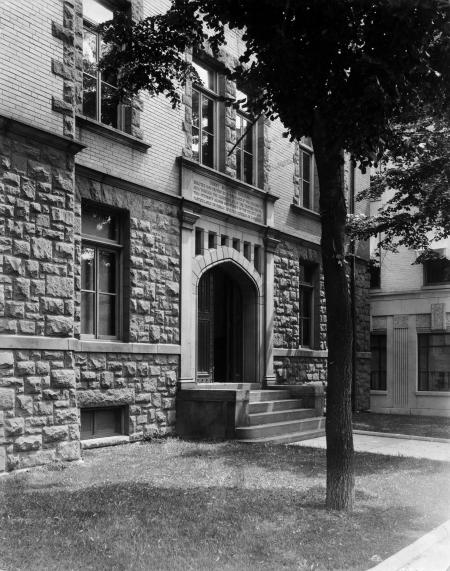 Denny Hall entrance, c.1945