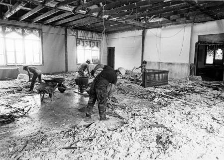 Denny Hall renovations, 1983