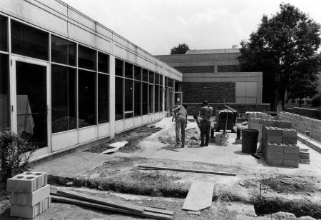 HUB Union Station construction, 1984