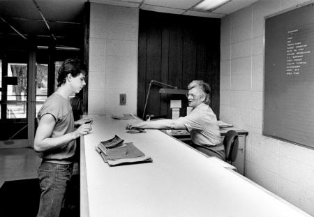HUB Information Desk, 1986