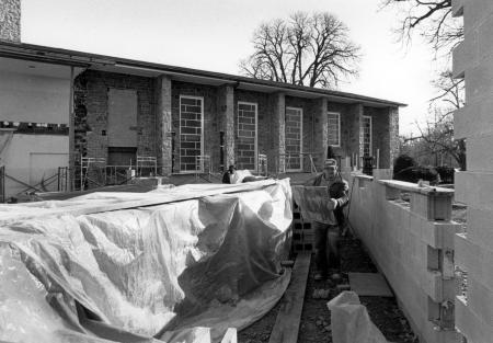 Benjamin D. James Center construction, 1986