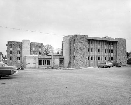 Kisner-Woodward Hall construction, 1969