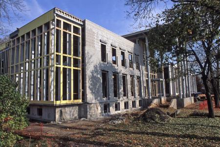 Waidner-Spahr Library construction, 1997