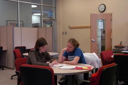 Students in the Writing Center, 2005