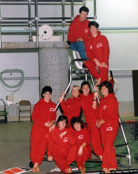 Men's and Women's Swimming, 1986