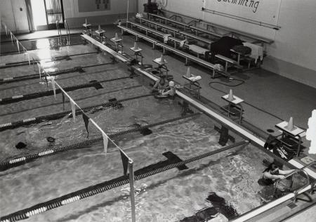 Kline Center pool, 1980