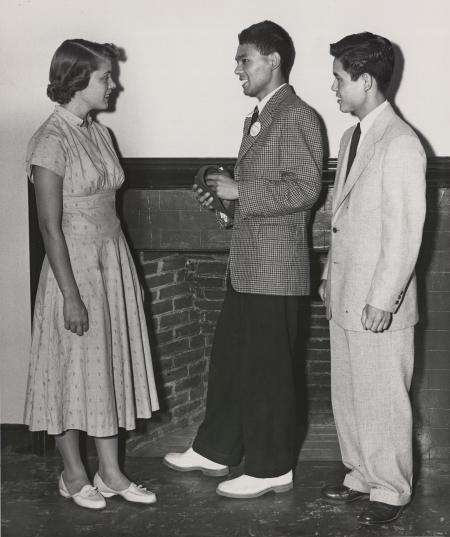 Three International students, c.1955