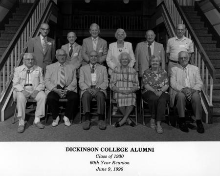 Class of 1930 Sixtieth Year Reunion, 1990