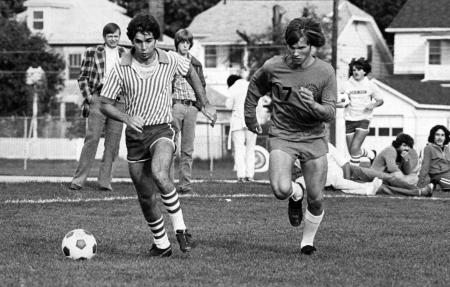 Men's Soccer game, 1977