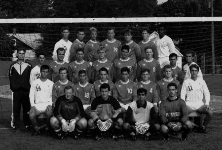 Men's Soccer Team, 1990