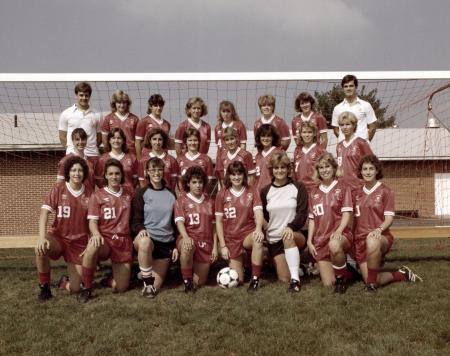Women's Soccer Team, 1985