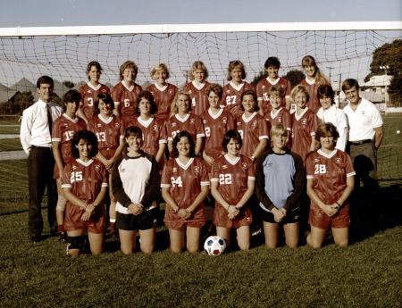 Women's Soccer Team, 1986