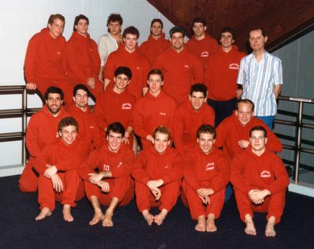 Men's Swim Team, 1988