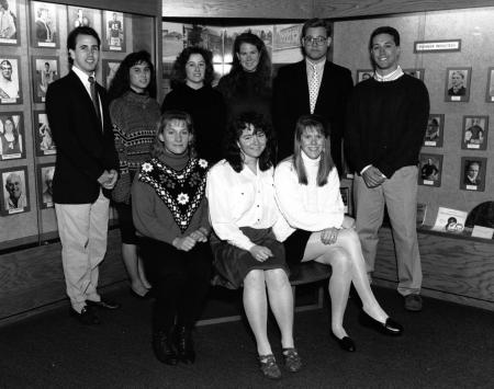 Men's and Women's Swimming Captains, 1992