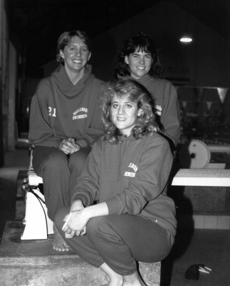 Women's Swim Team Captains, 1989