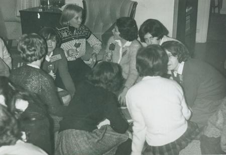 Pi Beta Phi sisters during rush, c.1960