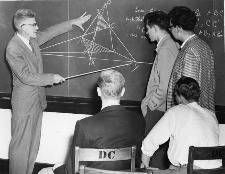 Mathematics class, c.1945