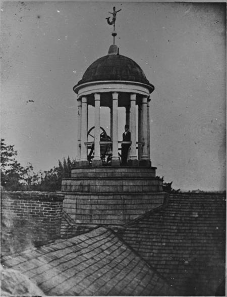 Cupola of West College, c.1895