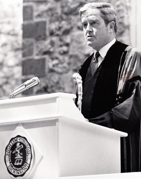 Kingman Brewster at Commencement, 1969