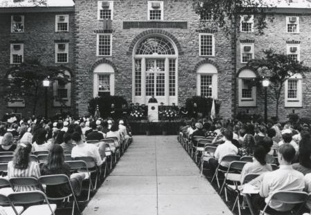 Students at Convocation, 1993