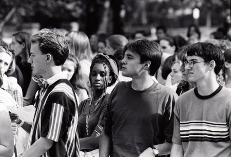 Students at Convocation, 1997