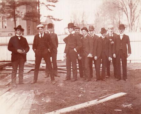 Prep School students, 1889