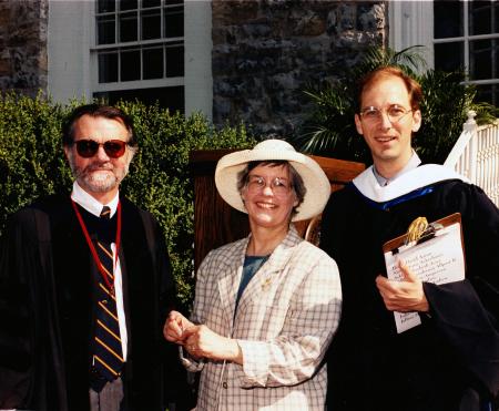Faculty at Commencement, 1998