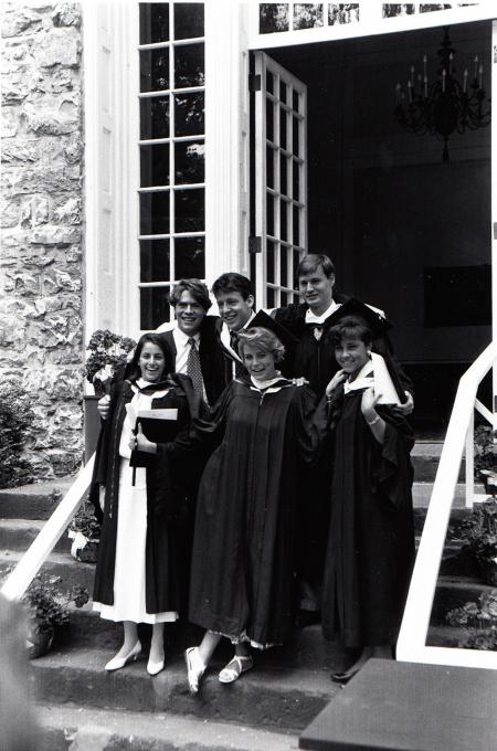 Students At Commencement, 1991 | Dickinson College