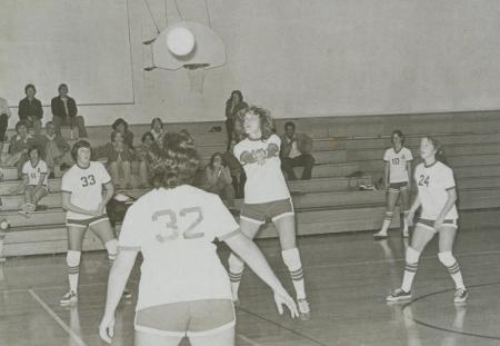 Volleyball game, c.1975