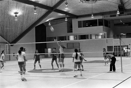 Volleyball game, c.1980