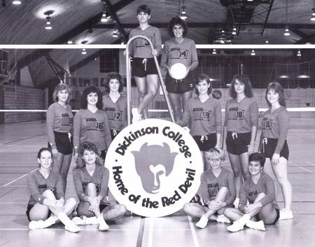 Volleyball Team, 1986