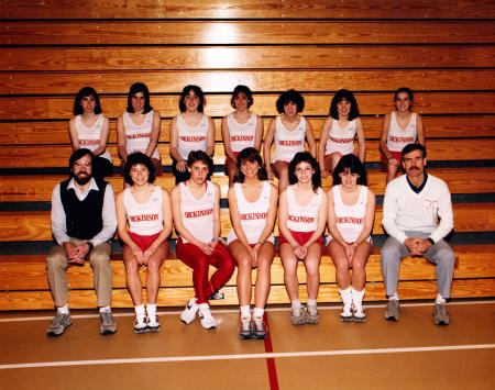 Women's Track Team, 1986