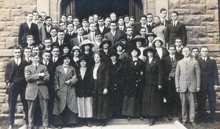 Class of 1917 as freshmen, 1913