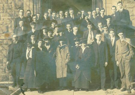Class of 1918 as freshmen, 1914