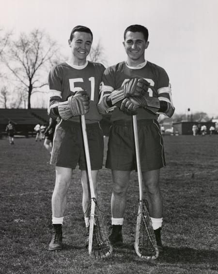 Two Lacrosse Players, 1958