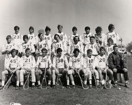 Men's Lacrosse Team, 1971