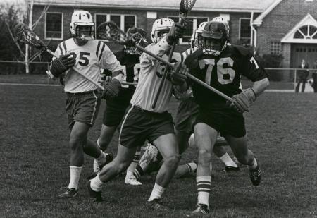 Men's Lacrosse game, c.1980