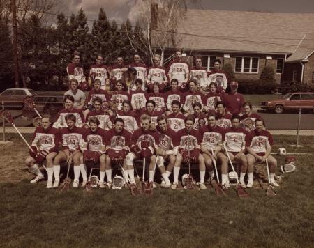 Men's Lacrosse Team, 1985