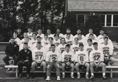 Men's Lacrosse Team, 1992