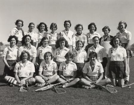 Women's Lacrosse Team, 1981