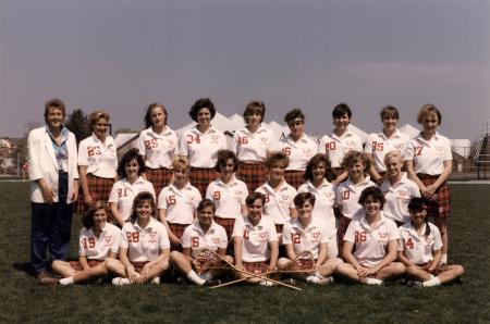 Women's Lacrosse Team, 1987