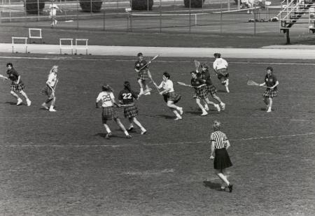 Women's Lacrosse game, 1987