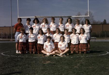 Women's Lacrosse Team, 1988
