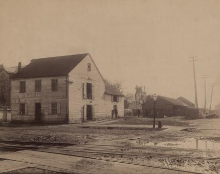 West High and College Streets, c.1880