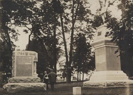 Monuments at Gettysburg Battlefield, c.1920